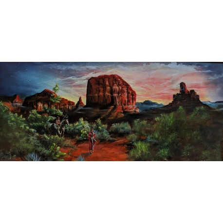 Red Rock Sedona Vista Painting
