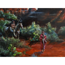 Red Rock Sedona Vista Painting
